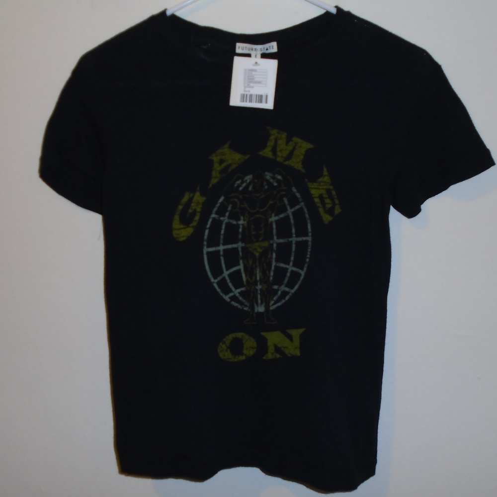 UO Future State Black Muscle Tee  Shirt